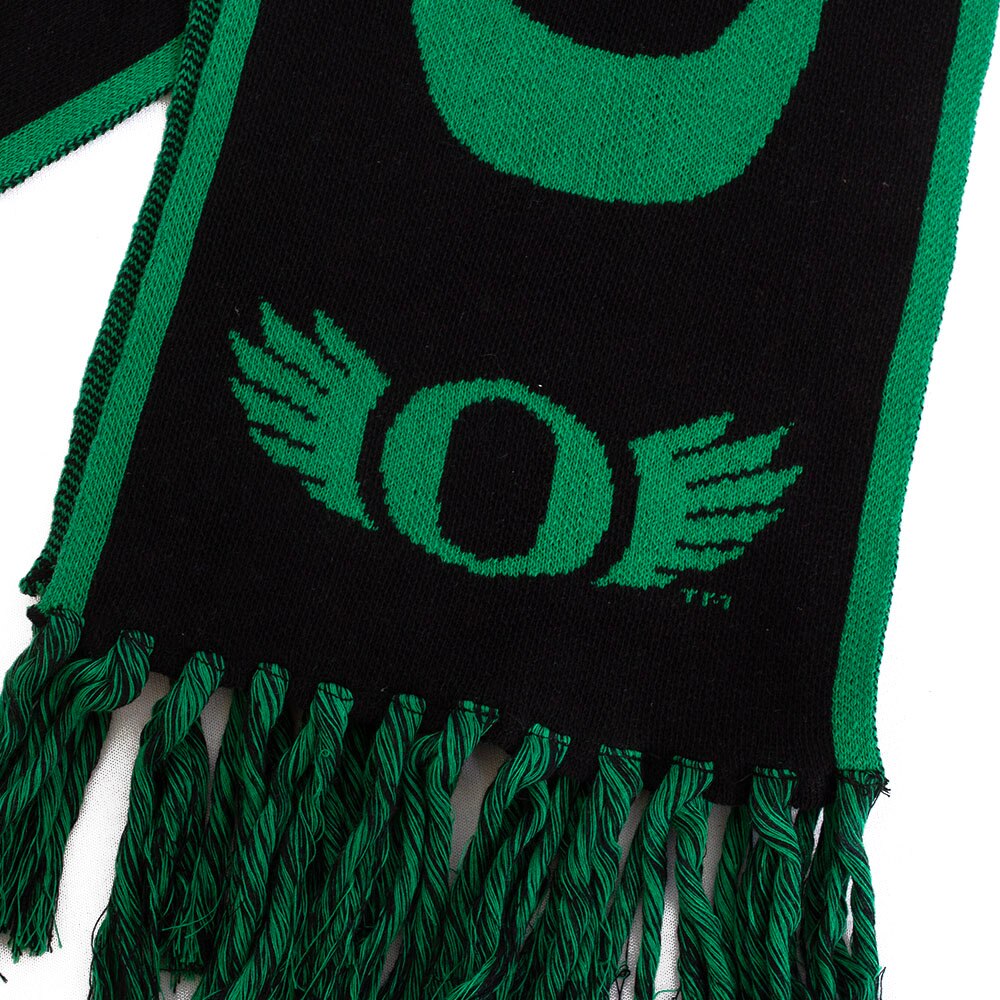 O Wings, Green, Scarves, Cotton Blend, Accessories, Unisex, Uscape, Jacquard, Knit, Oregon, Scarf, 814366